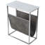 Edie Marble & Leather Magazine Side Table-639175466