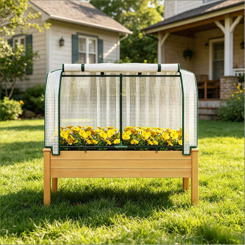 Boîte à fleurs pour l'extérieur, lit de jardin surélevé, pot à fleurs pour légumes