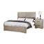 Rustic Style Eastern Bed 1Pc Two Panel Headboard Bedroom Furniture