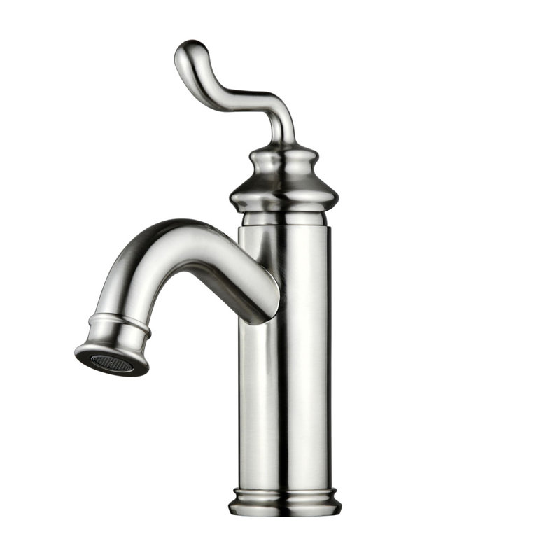 Single Handle Bathroom Faucet, Brushed Nickel