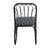 Outdoor PE Wicker Dining Chairs With Washable Cushion Set Of 2, Outdoor Rattan Chairs For Backyard, Poolside, Garden,Patio,Grey-500300773
