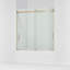 Levity 59.62" x 62" Bypass Bath Door with CleanCoat® Technology-94842336-111117689
