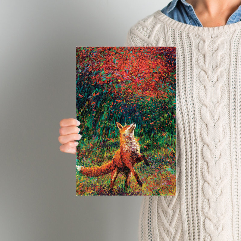 « Fox Fire » par Iris Scott, reproduction, H 18 po x l 12 po x 1,5 po, Toile