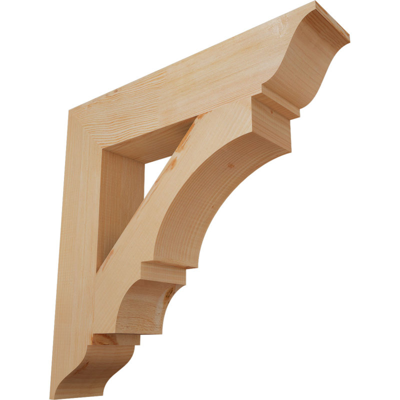 Support traditionnel Balboa, L 5 1/2 po x P 30 po x H 30 po, Sapin de Douglas lisse