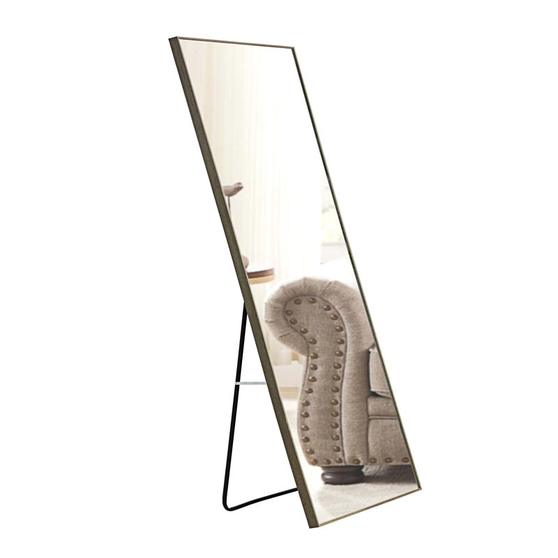 Mirror, 60" x 17", Gray