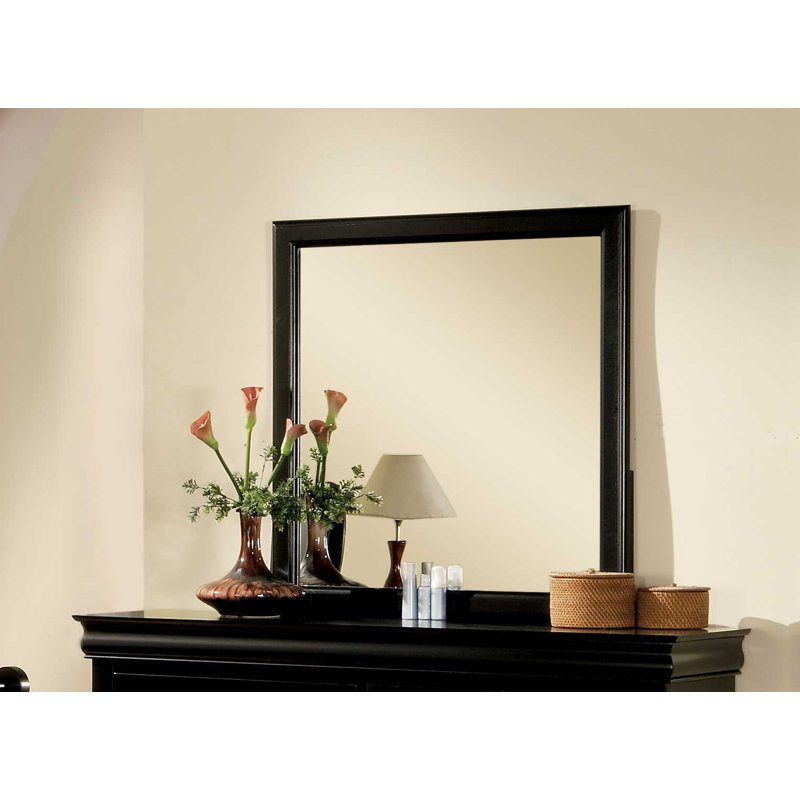 Sandburg Rectangle Dresser Mirror, Black