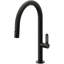 Pull-Down Kitchen Faucet With Button Sprayer - Low Arc Spout-44960505-44960498