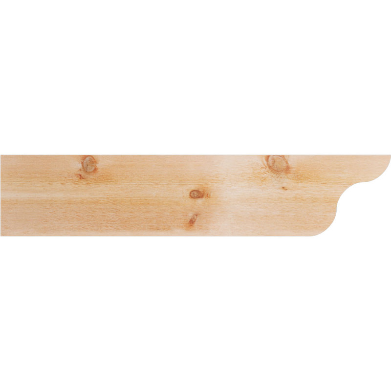 L 6 po x H 10 po x L 48 po Carmel, Cèdre rouge de l'Ouest, 10"H x 6"W x 48"L