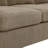 101''U-Shaped Oversized Modular Corduroy Modular Sectional Sofa With Movable Ottoman-1380290396