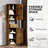 69" H Tall Bathroom Storage Cabinet With 2 Barn Doors And 1 Drawer, Narrow Storage Unit, Adjustable Shelves,Floor Cabinet For Bathroom, Living Room, Entryway,Kitchen,(Vintage Color)-238656