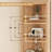 68" Tall Fluted Corner Cabinet For Bathroom, Modern Living Room & Kitchen - Adjustable Shelves, Space-saving Storage, Curved Profile Design-1336248853