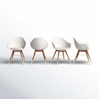 Ensemble de 4 chaises de patio avec coussins Rafael