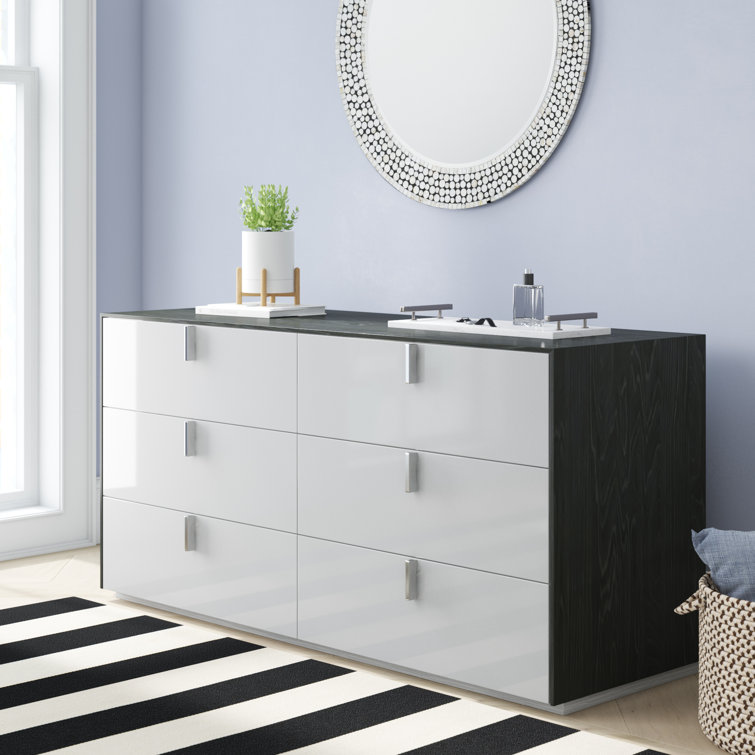 Commode double 6 tiroirs Xeros