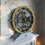 Horloge murale 10 po avec horloge murale convertible