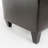 Modern Ottoman Bench with Storage PU Surface Ottoman Rubber Wood Legs