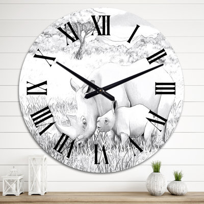 Horloge murale surdimensionnée