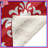 Red White Damask Blankets-130110742