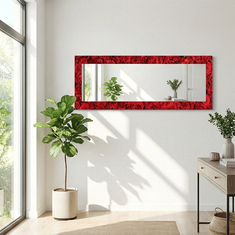 Gevonte Solid Wood Mirror