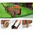 Anestin Handmade Wood Wheelbarrow Planter