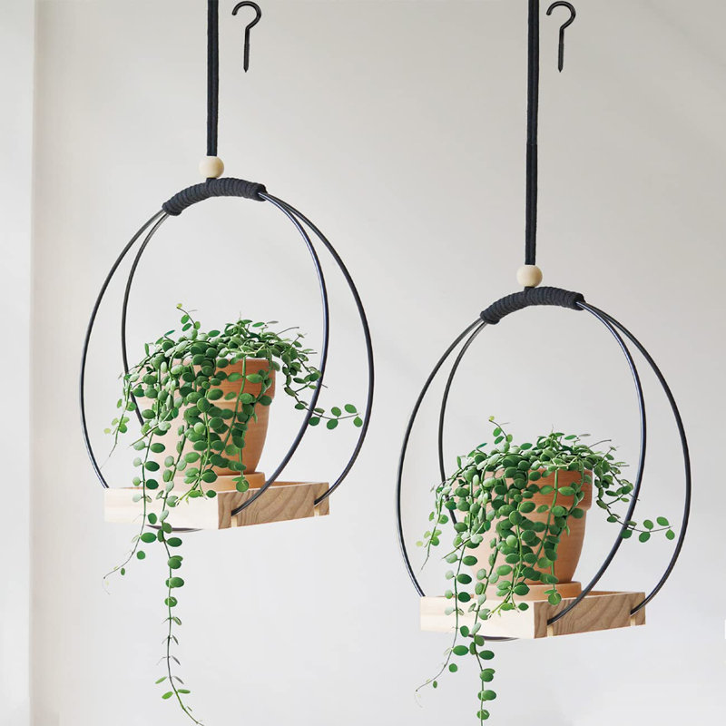 Pot à fleurs suspendu en métal Picabo
