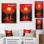 «Tibay Minimalistic Art Red Solitude II», reproduction sur toile-361303587-361303596
