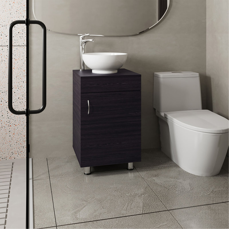 Everson Vanity Sink, Black, Bathroom