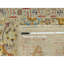 Tapis de couloir oriental beige en laine et en soie noué à la main 2 pi 9 po x 18 pi DB4CDD16F2A449FD8FA083B1F943799D