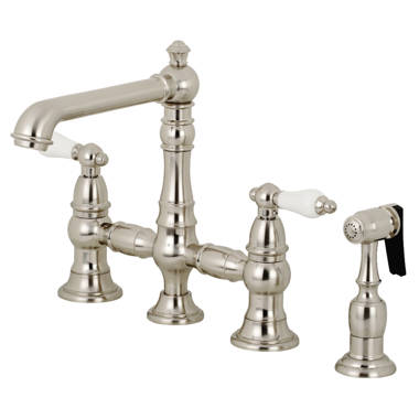 Newport Brass Kitchen Bridge Faucet in Satin Bronze (Pvd) 9464/10