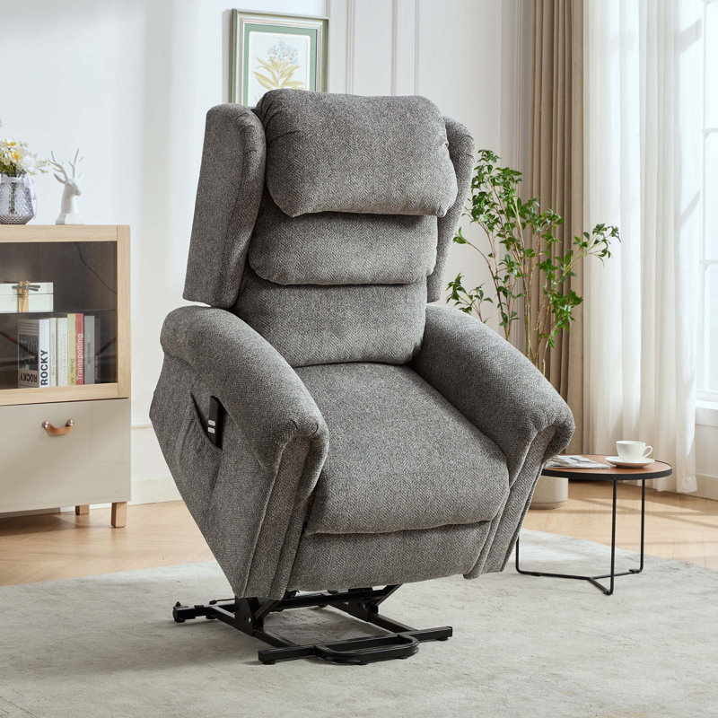 Arelene 91cm Wide Wall Recliner Home Theatre Recliner, Dual Motor