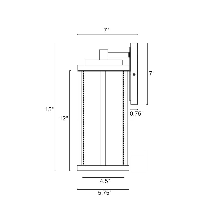 Steel Wall Light