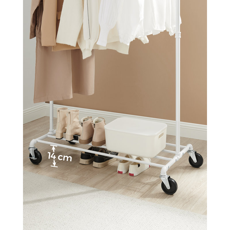 Algodones 100cm Rolling Clothing Rack