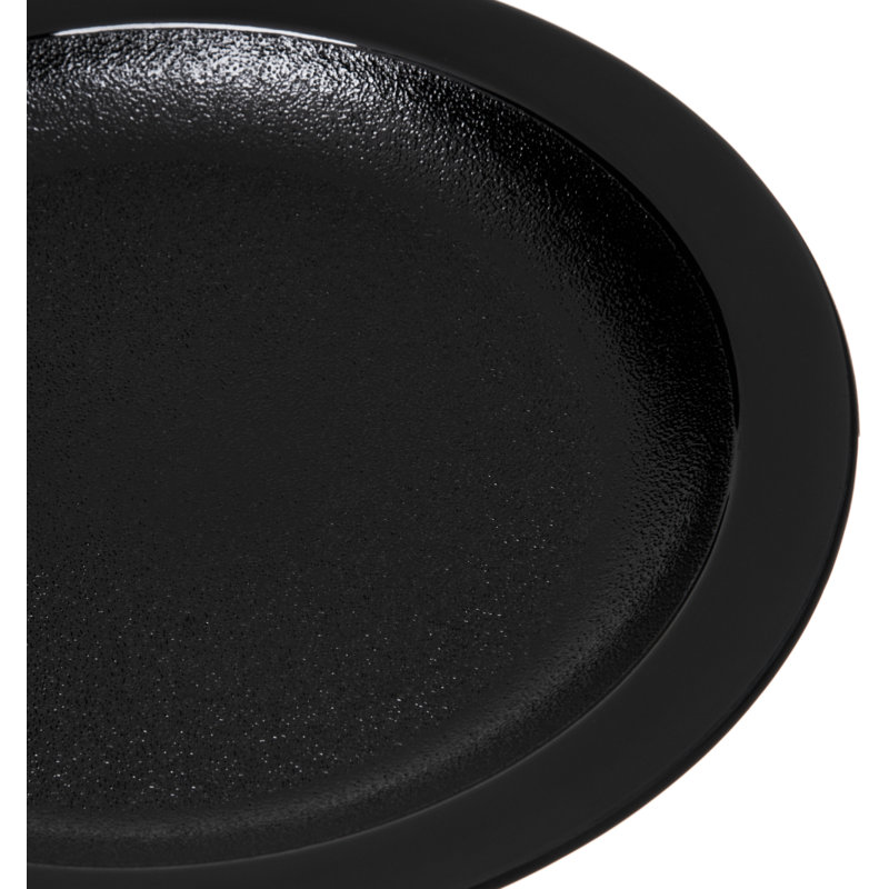 Plaque de rebord étroite 6,5 po, Noir