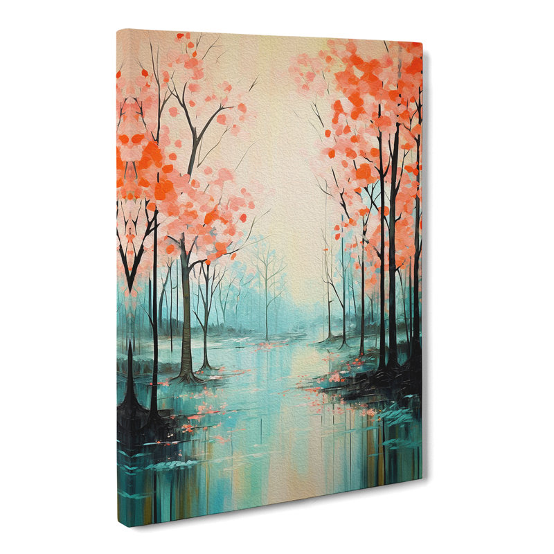 Spring Forest Modern No.2 - Wrapped Canvas, 76cm H x 50cm W x 3cm D