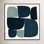 Ziti "Composizione di Forme Blue Black" Print