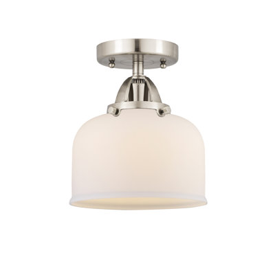 Glass Semi Flush Mount
