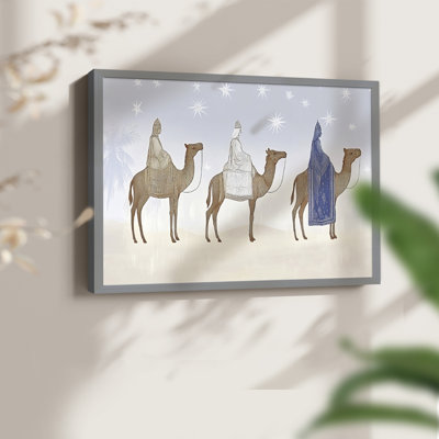 Art de Noël - XXVII - reproduction encadrée - réarmable