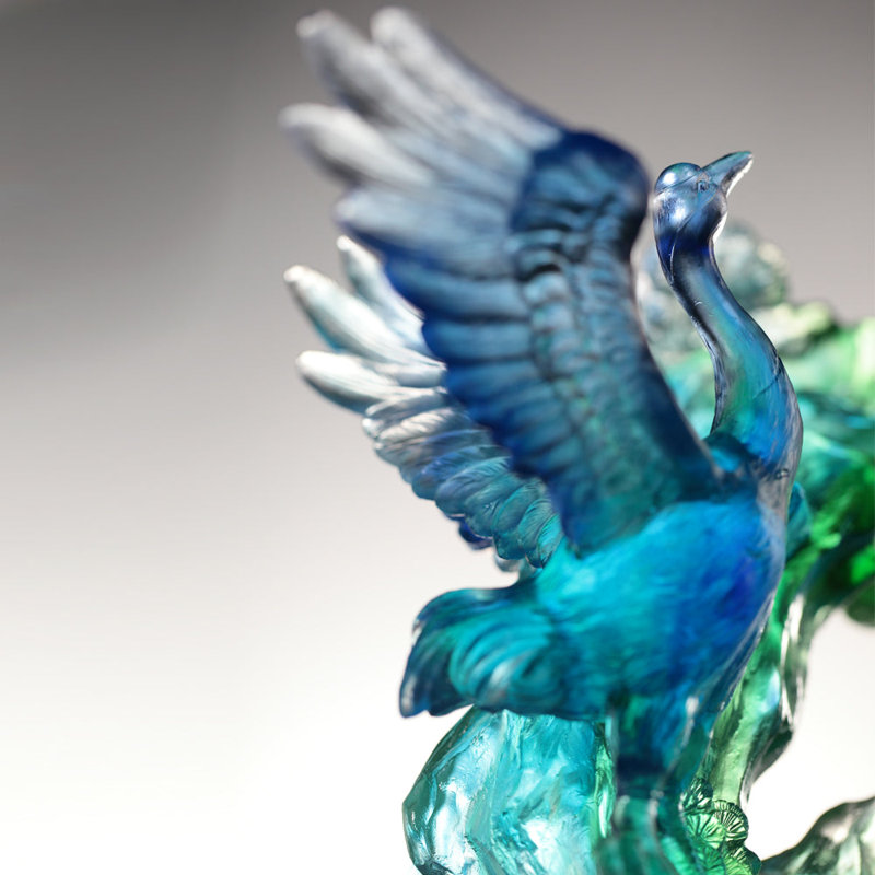 Infinite Eternity Crane Bird Sculpture