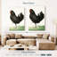 Poulet noir debout Brampt-108427923