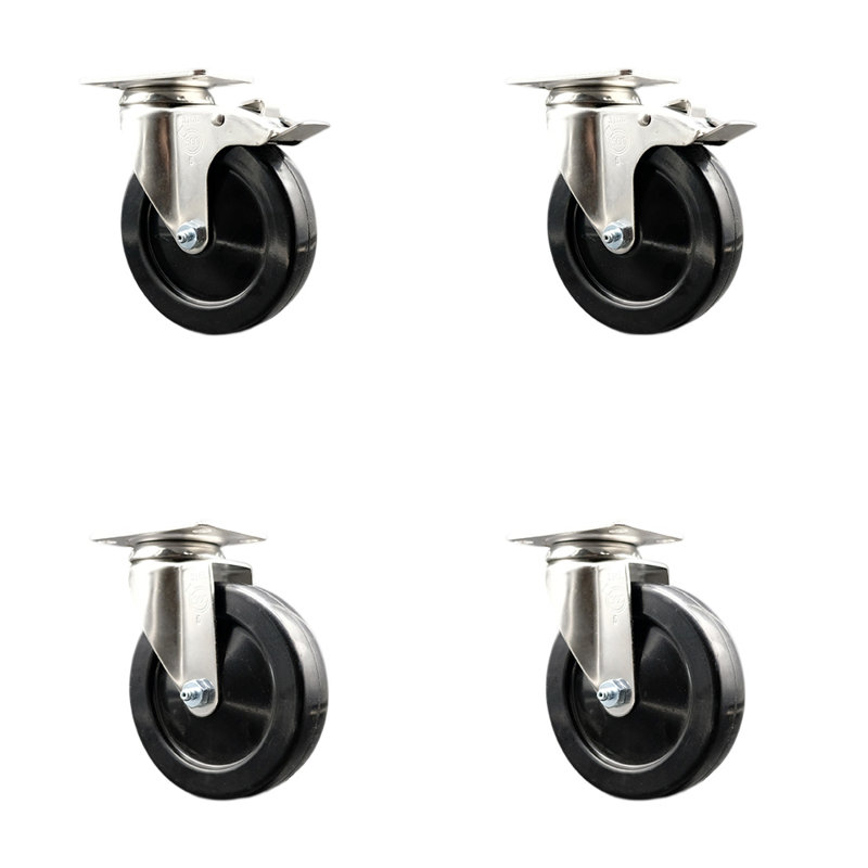 Soft Rubber Casters