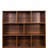 70.87" Tall Bookshelf with 10 Cubes and 3 Doors, 4-Tier Bookshelf, Open Shelf Bookcase with Cabinet