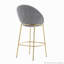 Metal Upholstered Barstool, Set of 2-115824303