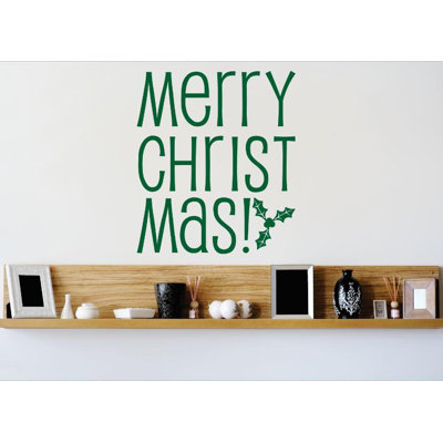 Joyeux noël! décalcomanie murale