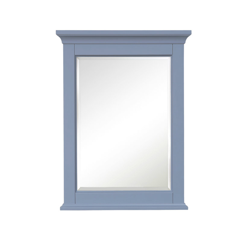 Miroir de salle de bain Bernardsville, Bleu poudré