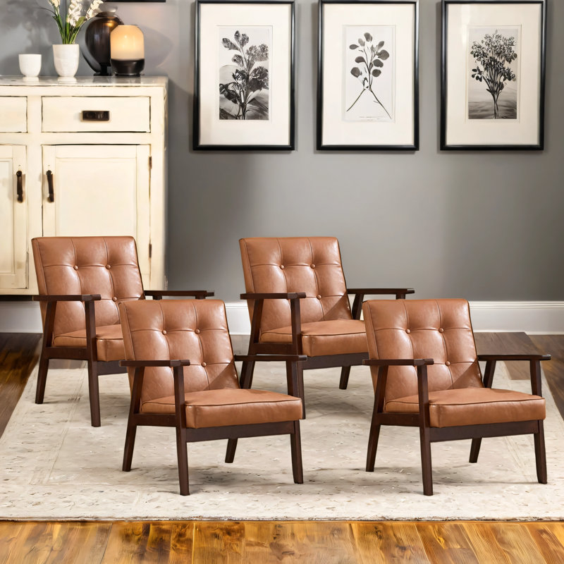 Fauteuil d'appoint 31,5 po, Brun