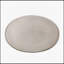Outdoor Lightweight Concrete Side Table with Modern Design and Oval Tabletop