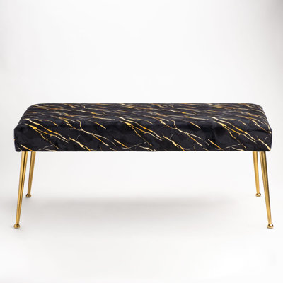 Tikku Velvet Upholstered Bench