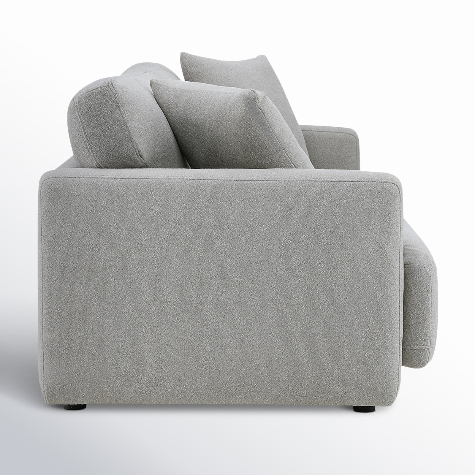 Ives 90" Linen Sofa, Elite Dove Performance