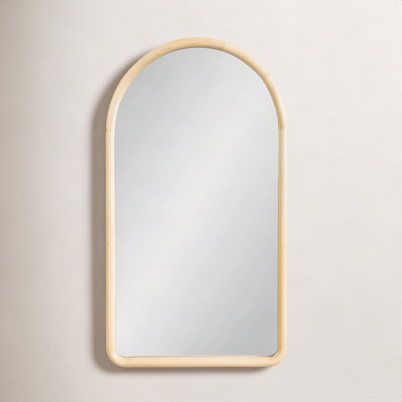 Brayson Wood Flat Mirror, Natural