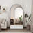 Iron Arch Retro Full Length Mirror With Supporting Feet (Includes Mirror Only)-840070982