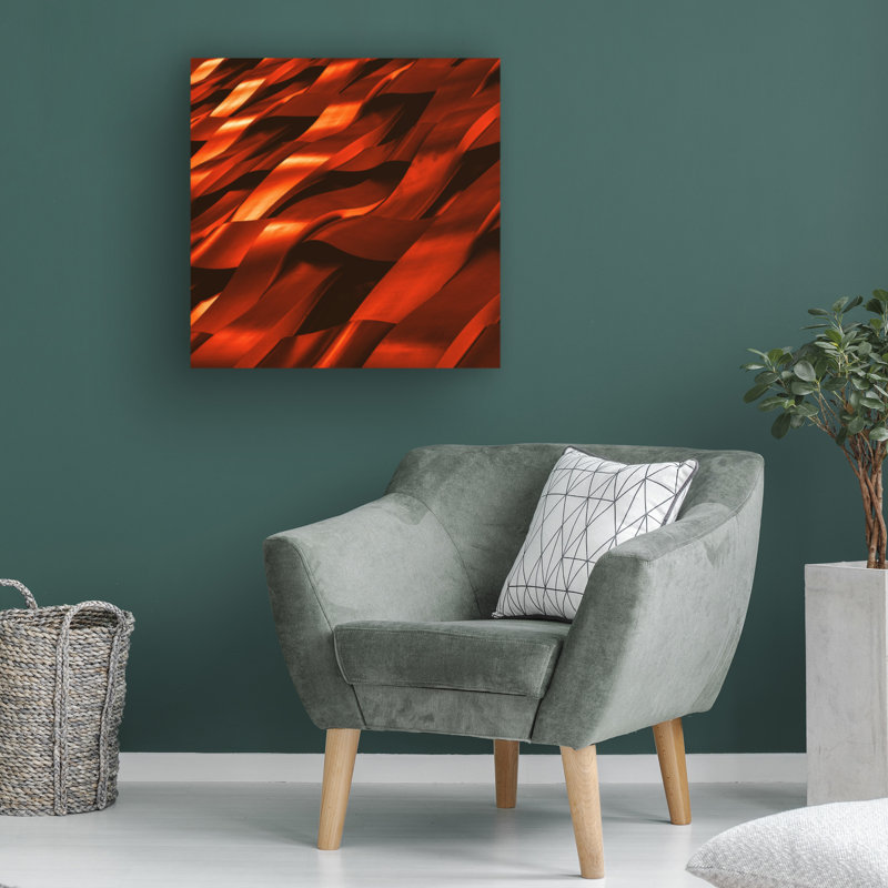 Art sur toile «bolaire» par Harry Verschelden, H 14 po x l 14 po